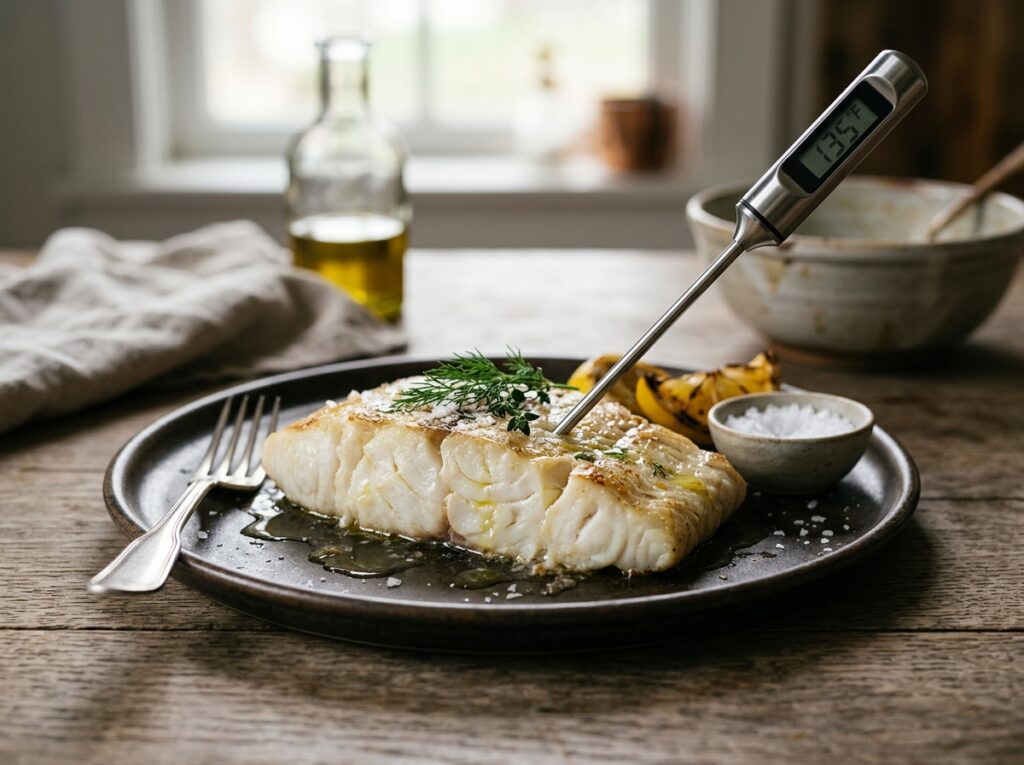 Halibut Internal Temperature