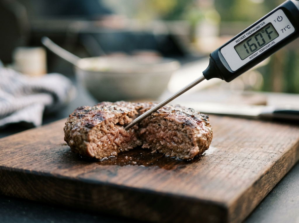 Hamburger Internal Temperature
