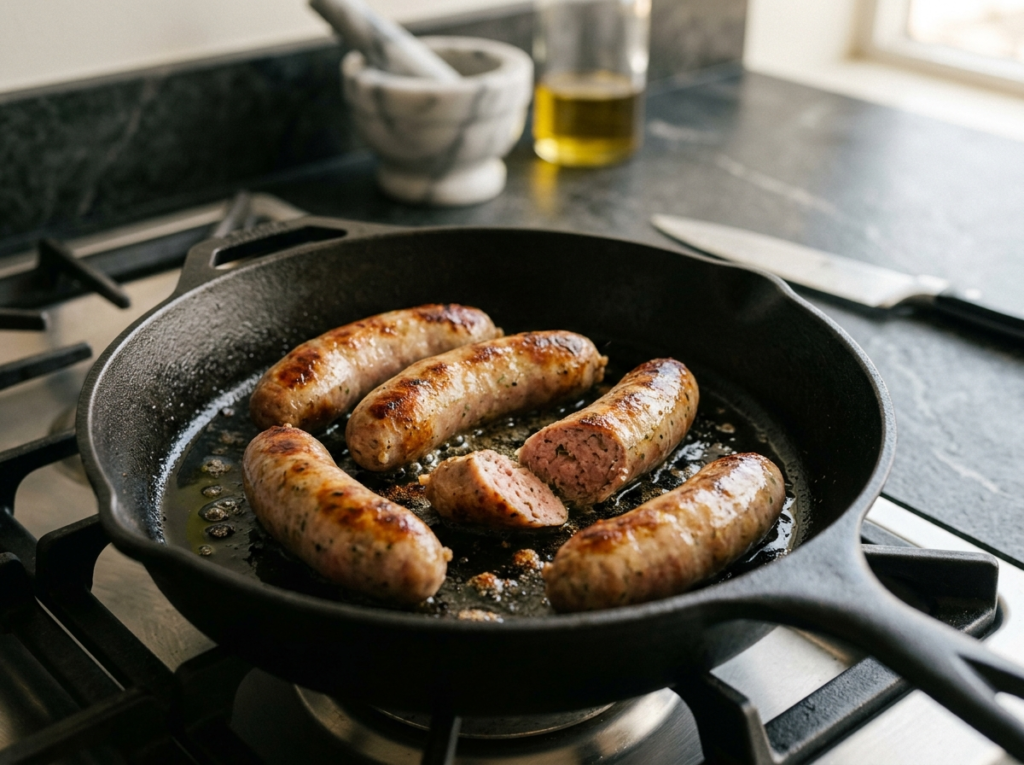 When Is Pork Sausage Cooked